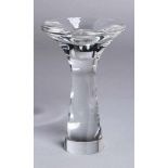 Glas-Tafelleuchter, 1-flg., "3412", Iittala Glasbruk, Kalvola, 50/70er Jahre, Entw.: