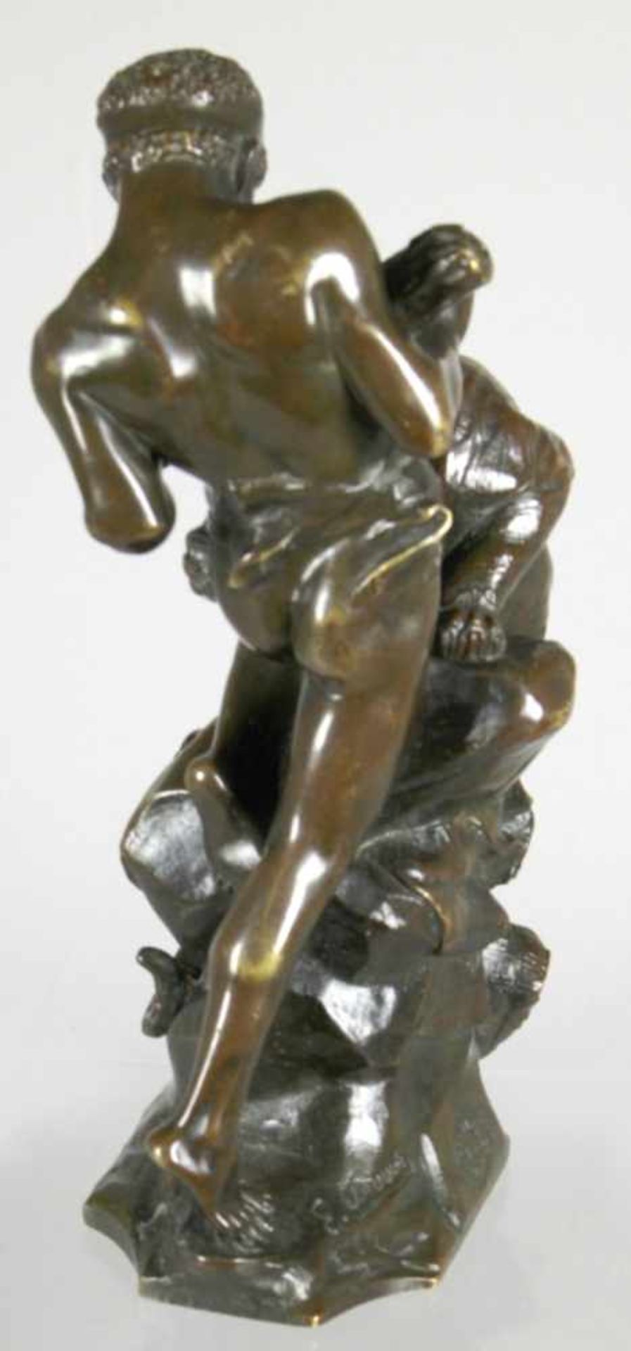 Bronze-Plastik, "Kampf mit dem Tiger", Drouot, Edouard, Sommevoire 1859 - 1945 Paris,vollplastische, - Bild 2 aus 5