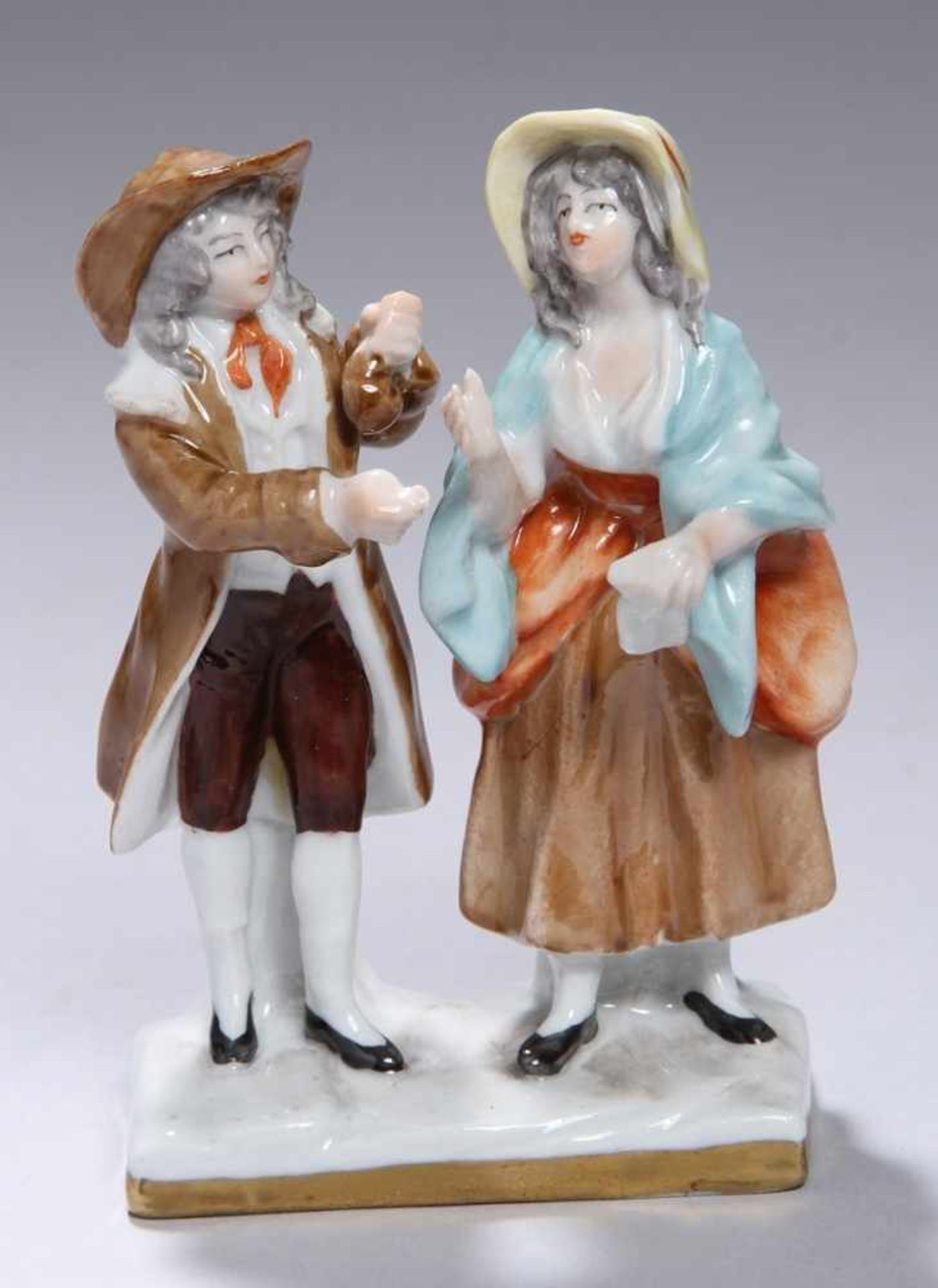 Porzellan-Figur, "Paar", Unterweissbacher Werkstätten für Porzellankunst, um 1962-90,