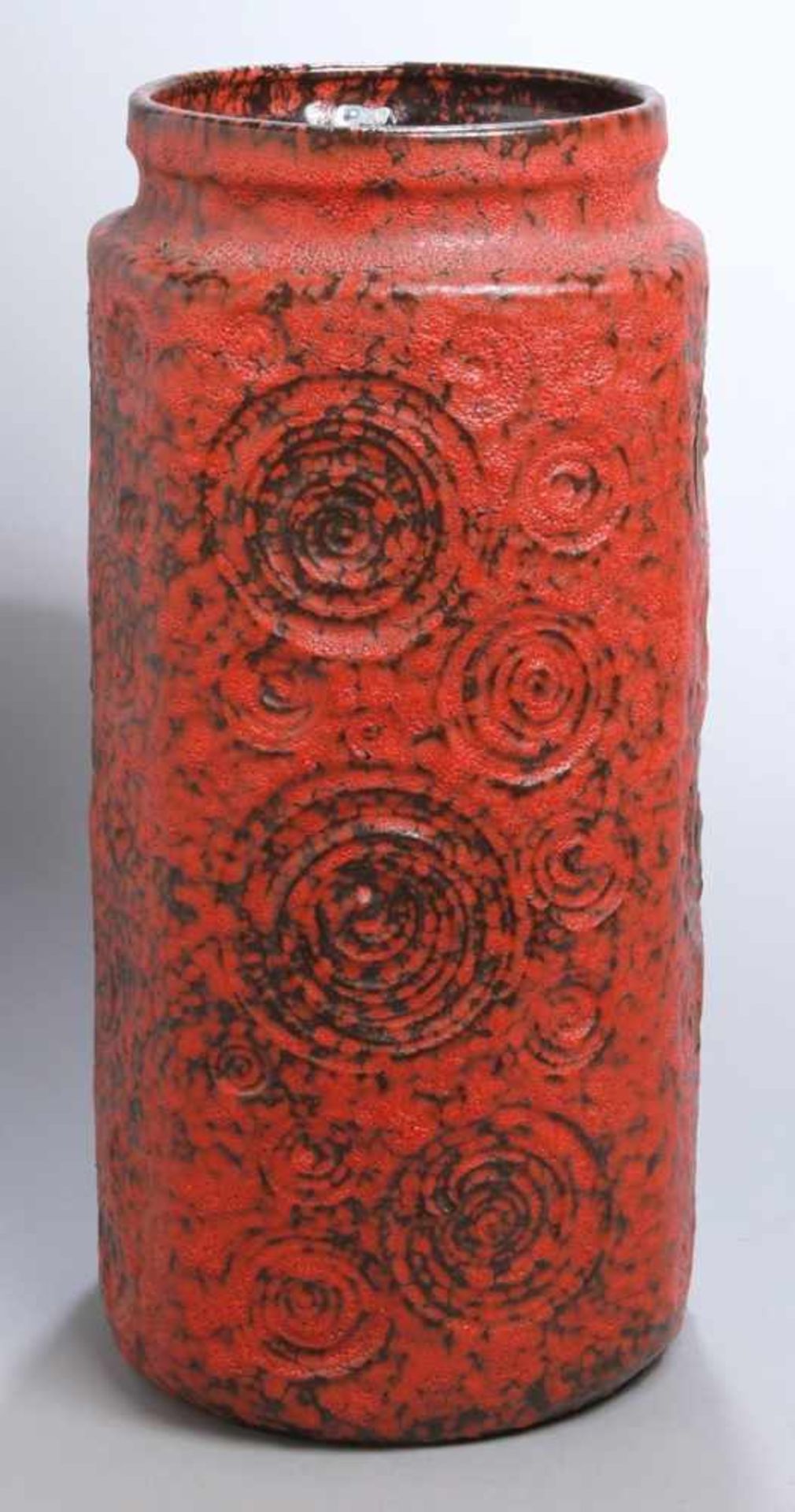 Keramik-Bodenvase, Scheurich KG, Kleinheubach, 70er Jahre, Mod.nr.: 282-48, runder Stand,hoher,