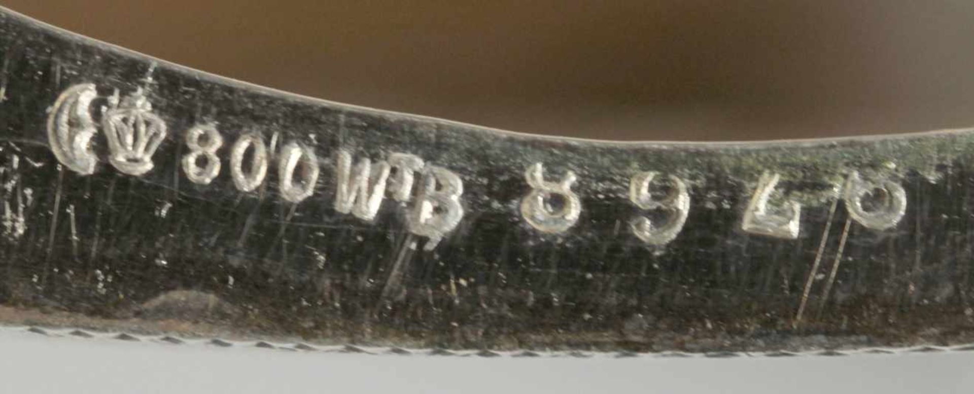 Schnupftabaks-Dose, Wilhelm Binder, Schwäbisch Gmünd, um 1920, Silber 800, rechteckigeForm, - Bild 3 aus 3