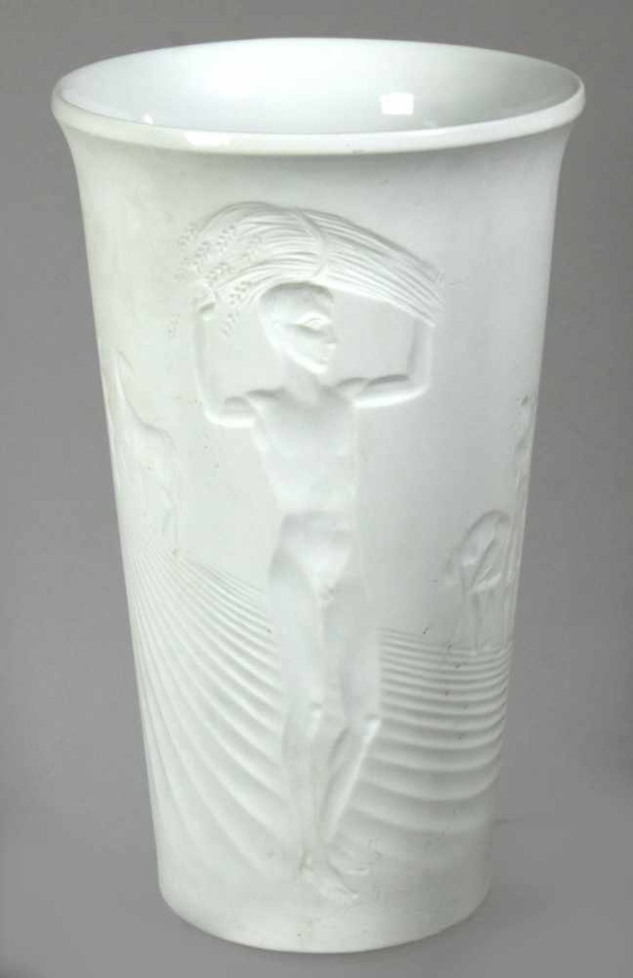 Weißporzellan-Ziervase, "Erntebecher", KPM-Berlin, Mitte 20. Jh., Entw.: Siegmund Schütz1933, Mod. - Bild 2 aus 4