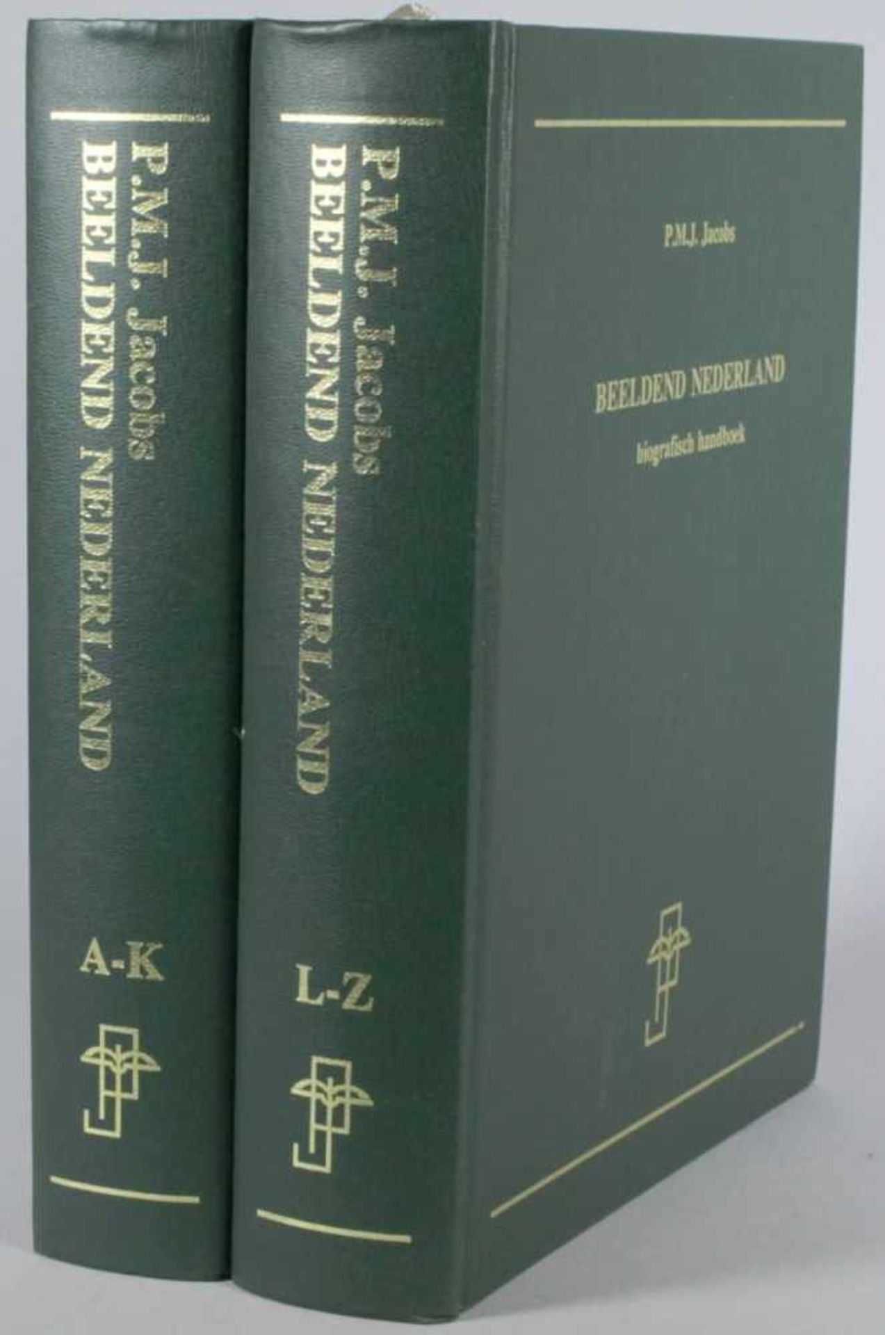 Zwei Bücher, P.M.J. Jacobs, Beeldend Nederland, Biografisches Handbuch, Tilburg, 1993,gebrauchter