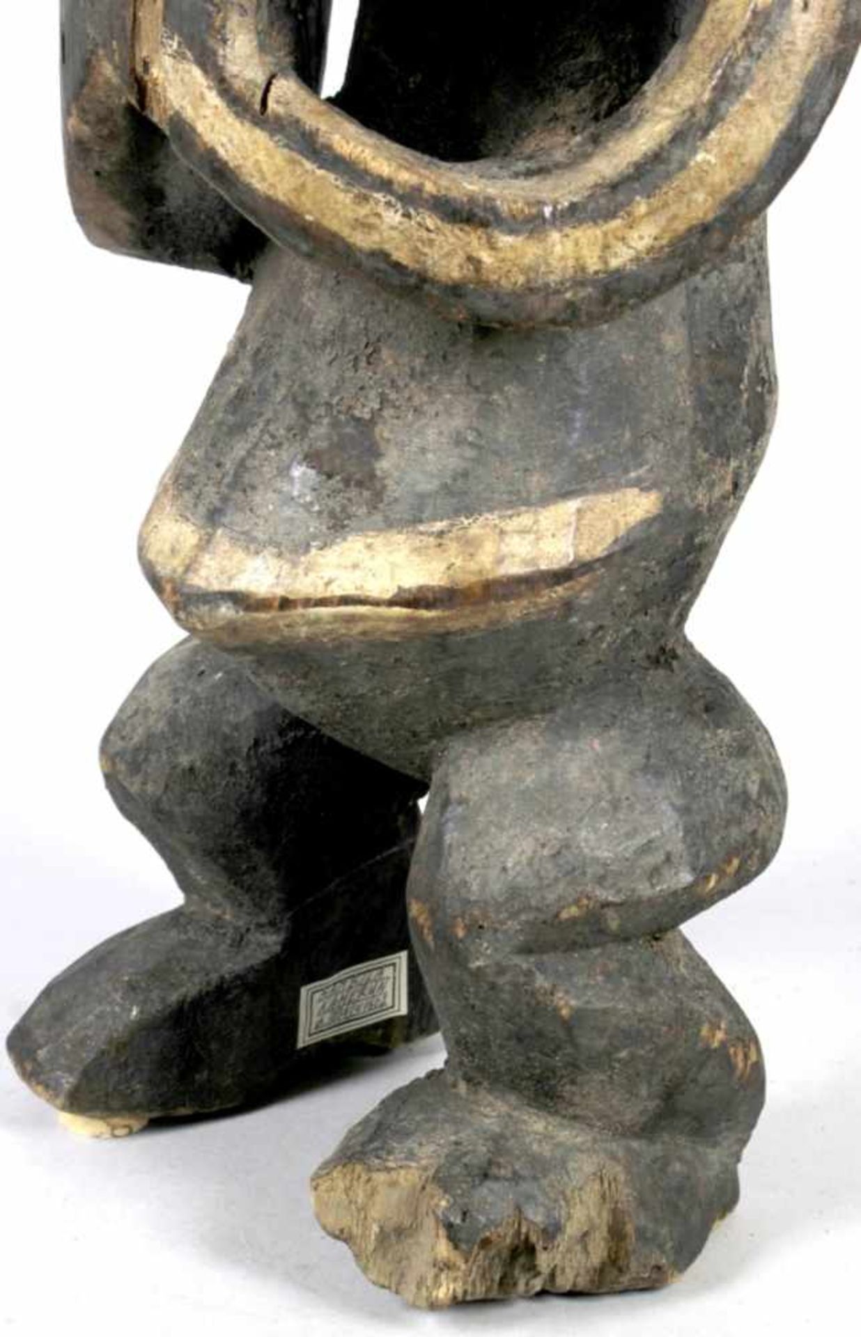 Krypto-Fetisch, Mambila, Kamerun, plastische, stehende Darstellung mit vorstehendem Bauchund mit vor - Bild 4 aus 4