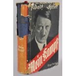 Buch, "Mein Kampf", Adolf Hitler, 1933, Verlag Franz Eher Nachfolger, München, gebrauchterZustand- -