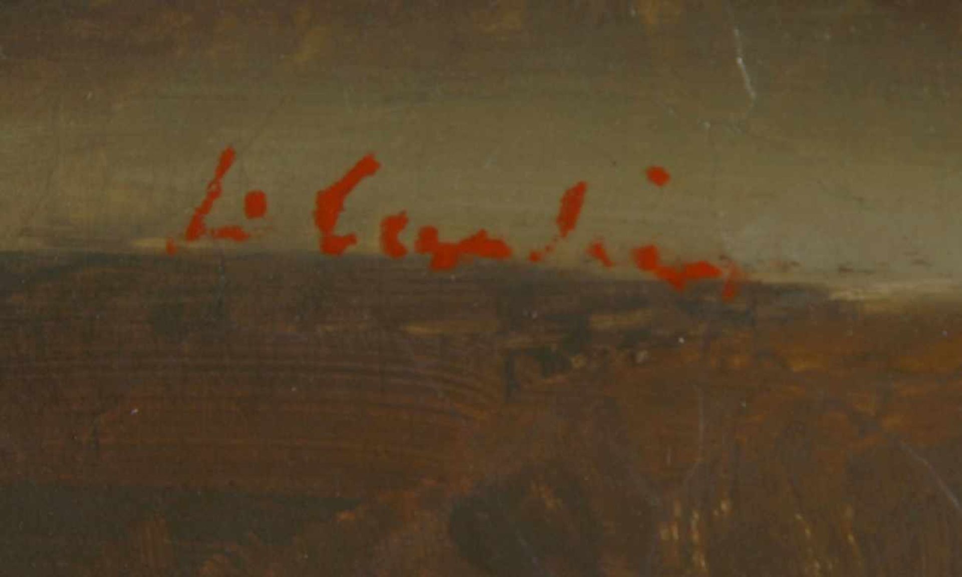 Carlier, L., Maler 2. Hälfte 20. Jh. "Blumenstilleben", sign., Öl/Holz, 30 x 40 cm- - -20.00 % - Bild 2 aus 2