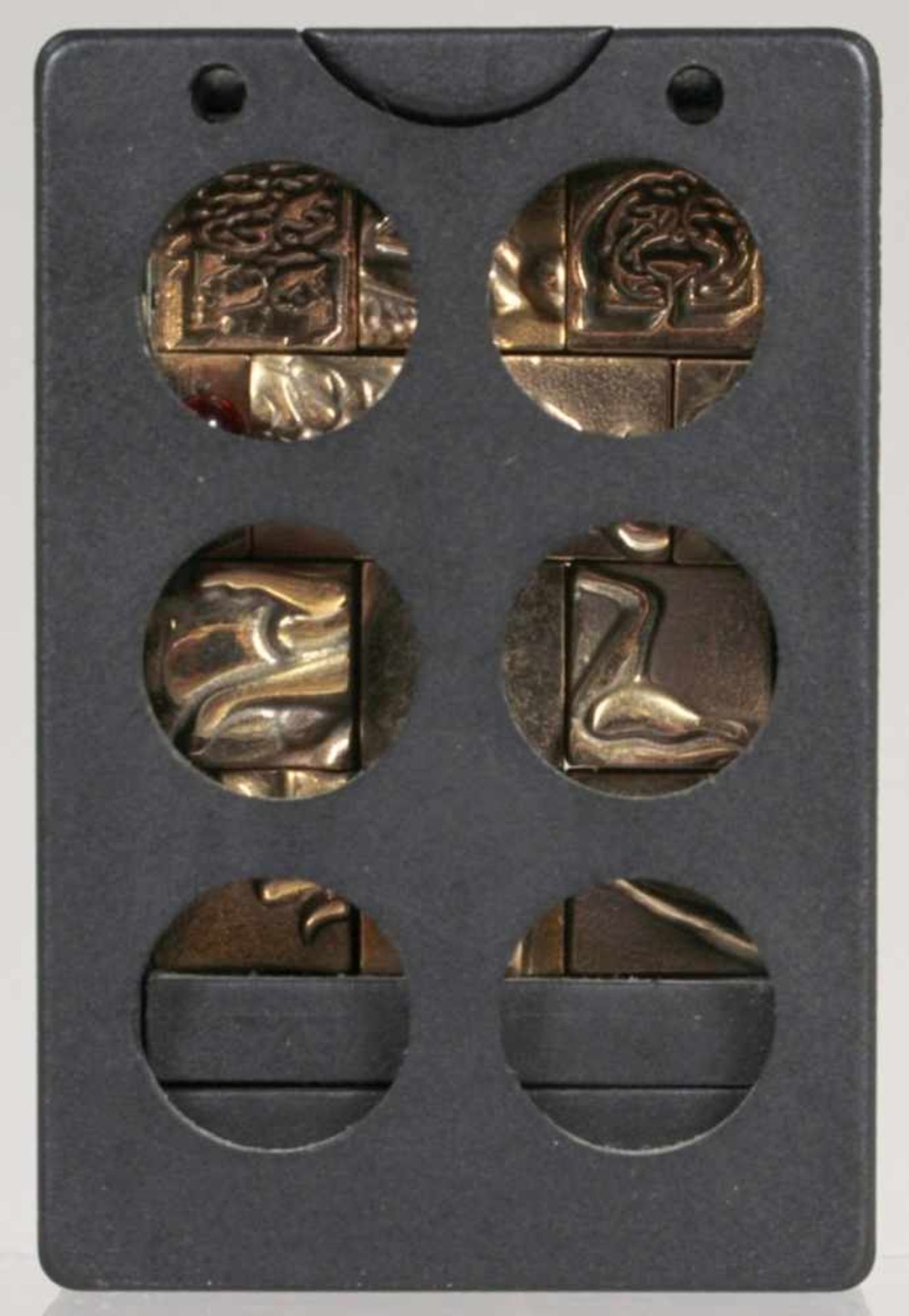Bronze-Zierobjekt, "Many more horses", Berrocal, Miguel, 1933 - 2006, Halskette, Ring undPuzzle- - Bild 6 aus 10