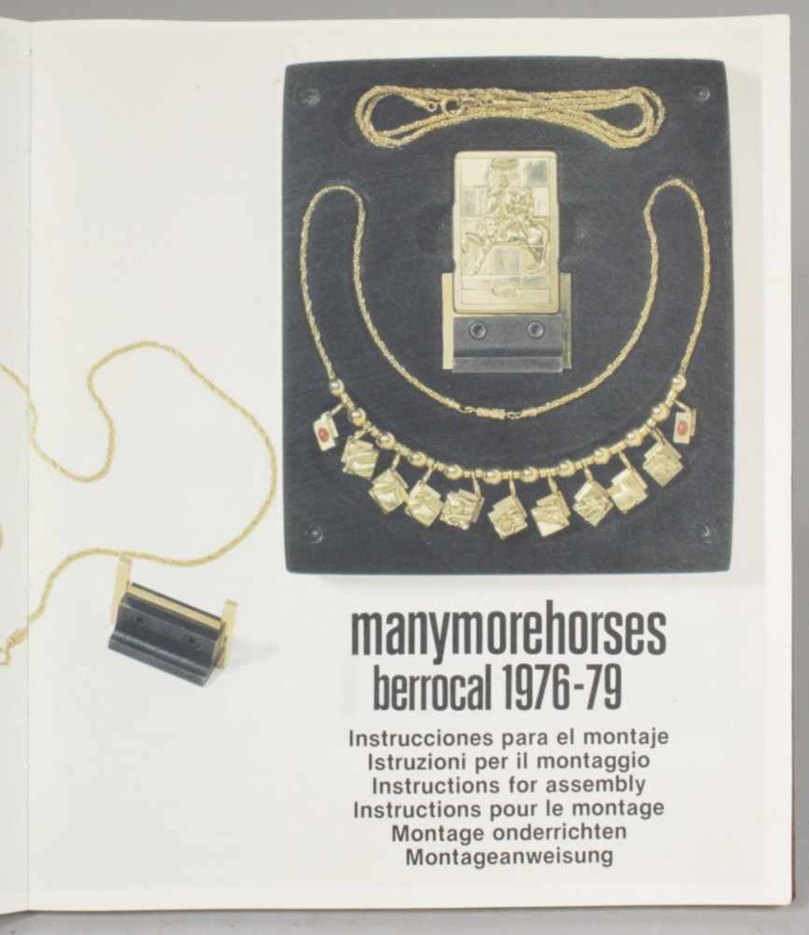 Bronze-Zierobjekt, "Many more horses", Berrocal, Miguel, 1933 - 2006, Halskette, Ring undPuzzle- - Bild 7 aus 10