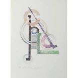 Chamberlain, George Richard, geb. 1934 in Los Angeles. "Geometrische Komposition",Lithographie,