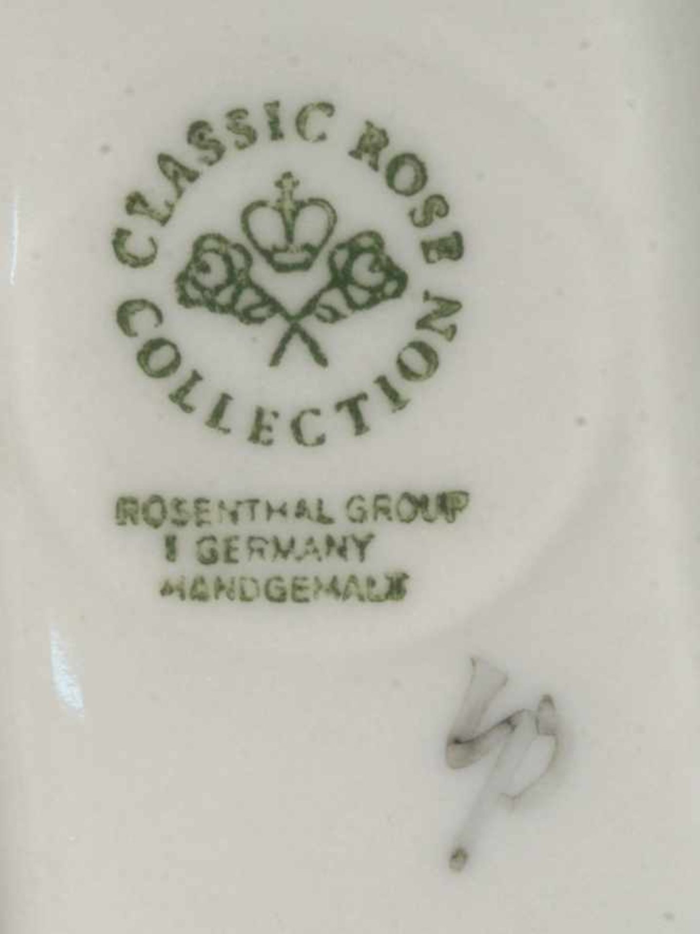 Porzellan-Tierplastik, "Entenpaar", Rosenthal, Classic Rose Collection, nach 1974, Entw.:Willy Zügel - Bild 5 aus 6
