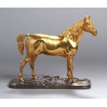 Bronze-Tierplastik, "Pferd", Mene, Pierre Jules, Paris 1810 - 1879 ebenda, vollplastische,