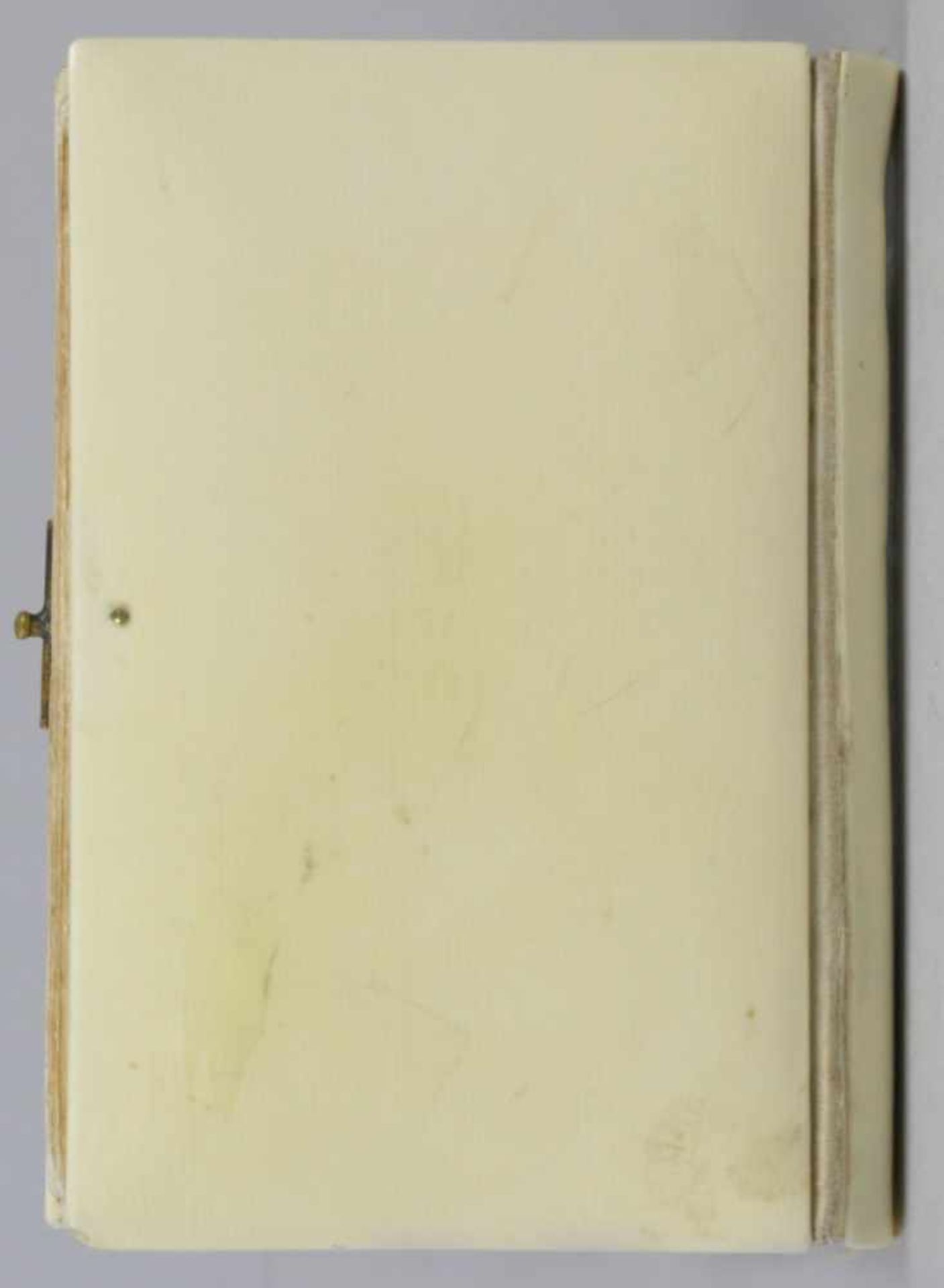 Gesang-Buch, dt., um 1900, elfenbeinfarbener Bakeliteinband, auf der Schauseite gesägtreliefierte - Bild 2 aus 5