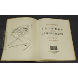 Einstein, Carl: Entwurf einer Landschaft, mit 5 Lithographien von Gaston-Louis Roux und