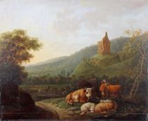 Weitsch, Johann Friedrich, gen. Pascha (1723 b. Wolfenbüttel - 1802 Salzdahlum, Landschaftsmaler und