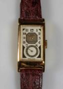 Herrenarmbanduhr, Rolex, Model Prince, Art Deco, 1930er Jahre, GG 750, Handaufzug, Ref.-Nr. 1541,