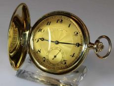 Herrentaschenuhr, Savonette, um 1930, bez. Deutsche Uhrenfabrikation, Glashütte i/SA, Lange-Uhr,