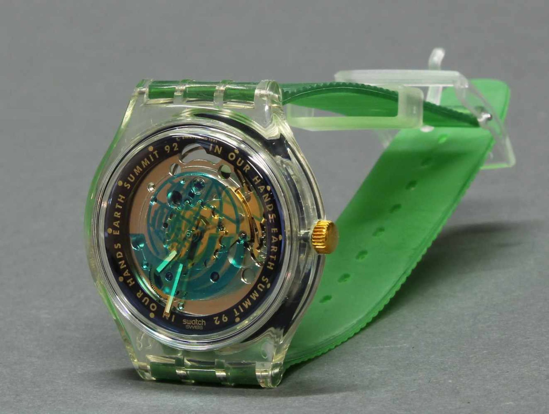 3 Art-Armbanduhren, Quarz, limitierte Auflagen, Kunststoff/Metall, Werke nicht geprüft, 3 - Image 4 of 5