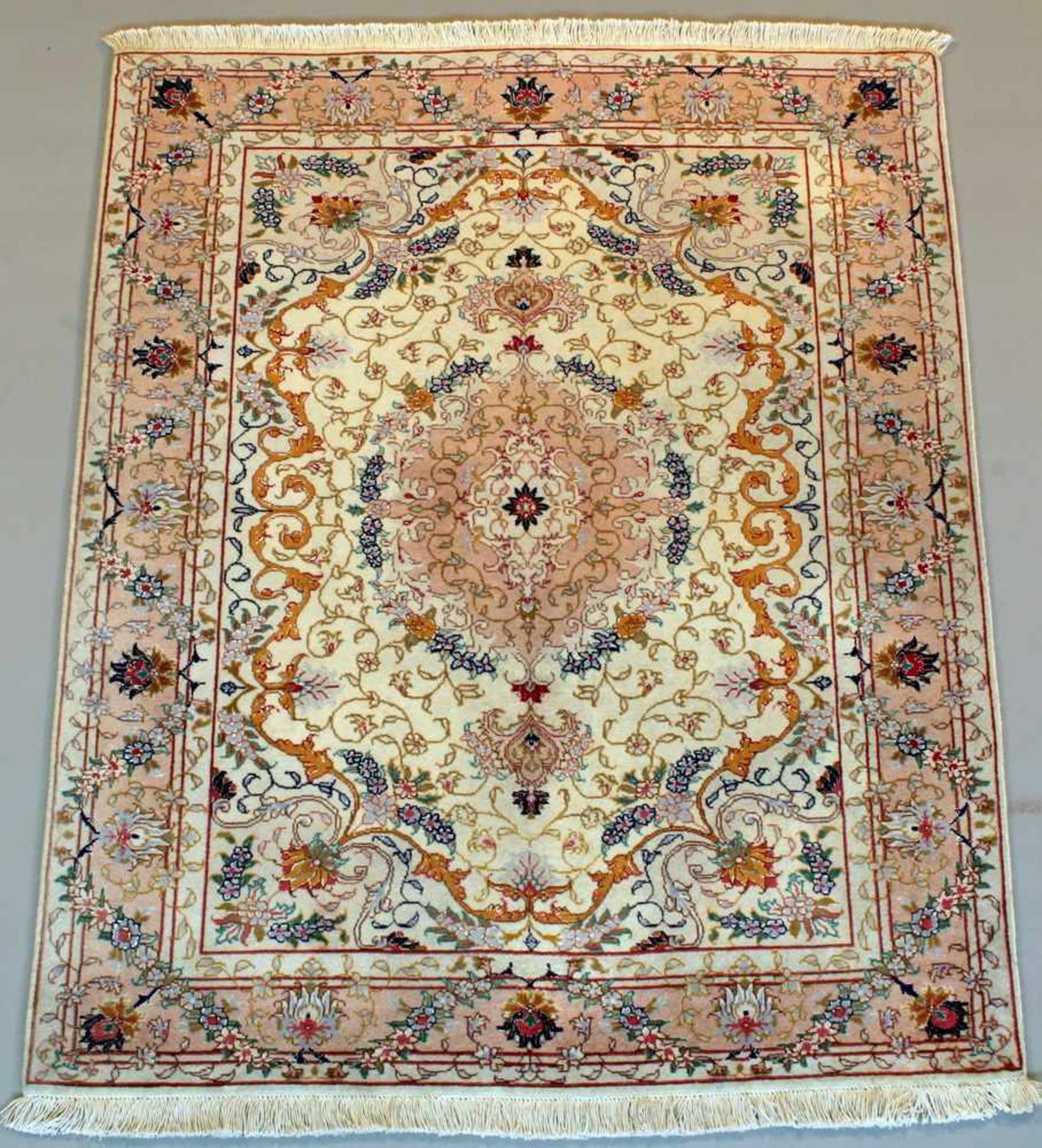 Täbris, Iran, Korkwolle mit Seide, ca. 1.32 x 0.98 m