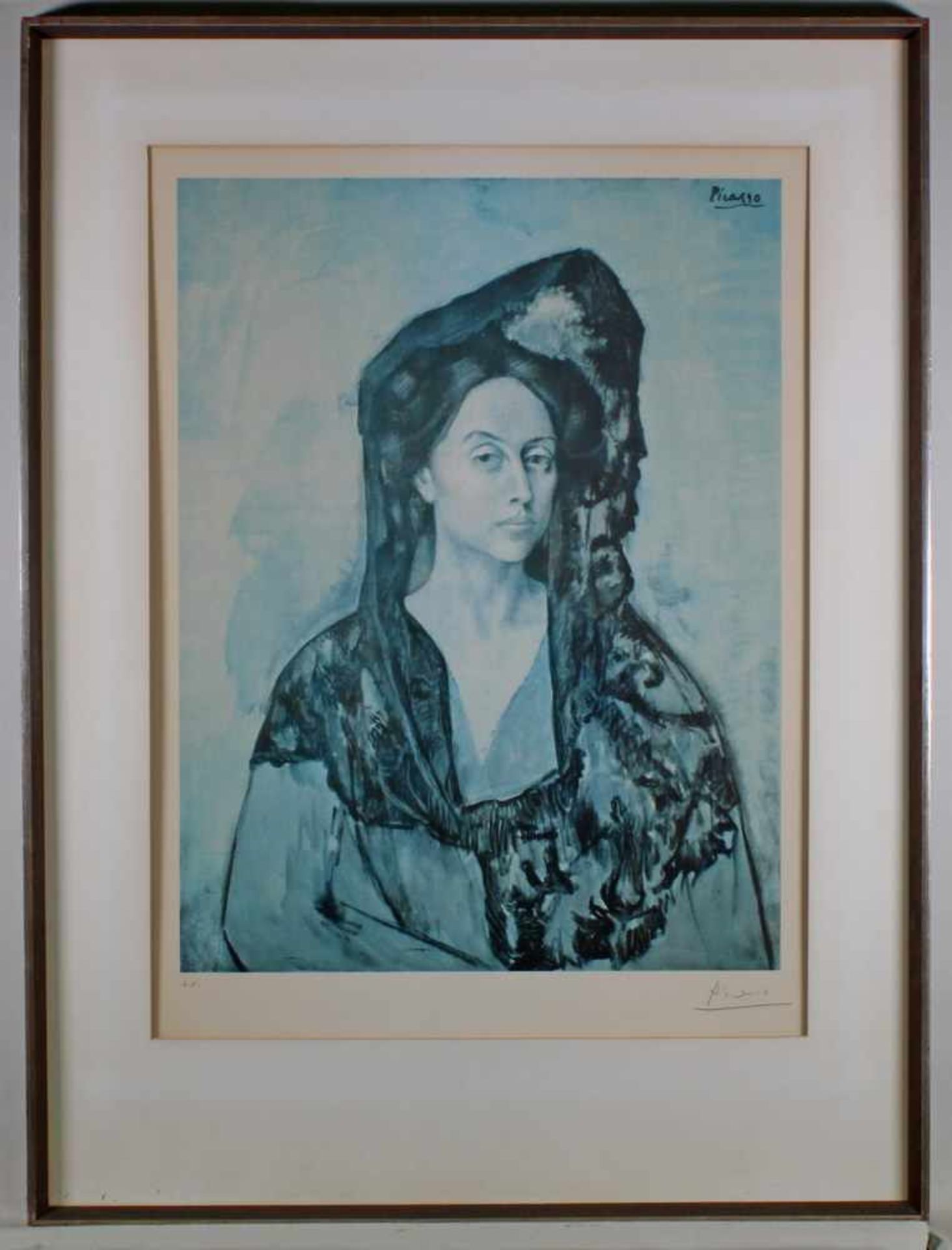 Picasso, Pablo (1881 Malaga - 1973 Mougins), nach, Farboffset-Lithografie, "Madame Ricardo - Image 2 of 5