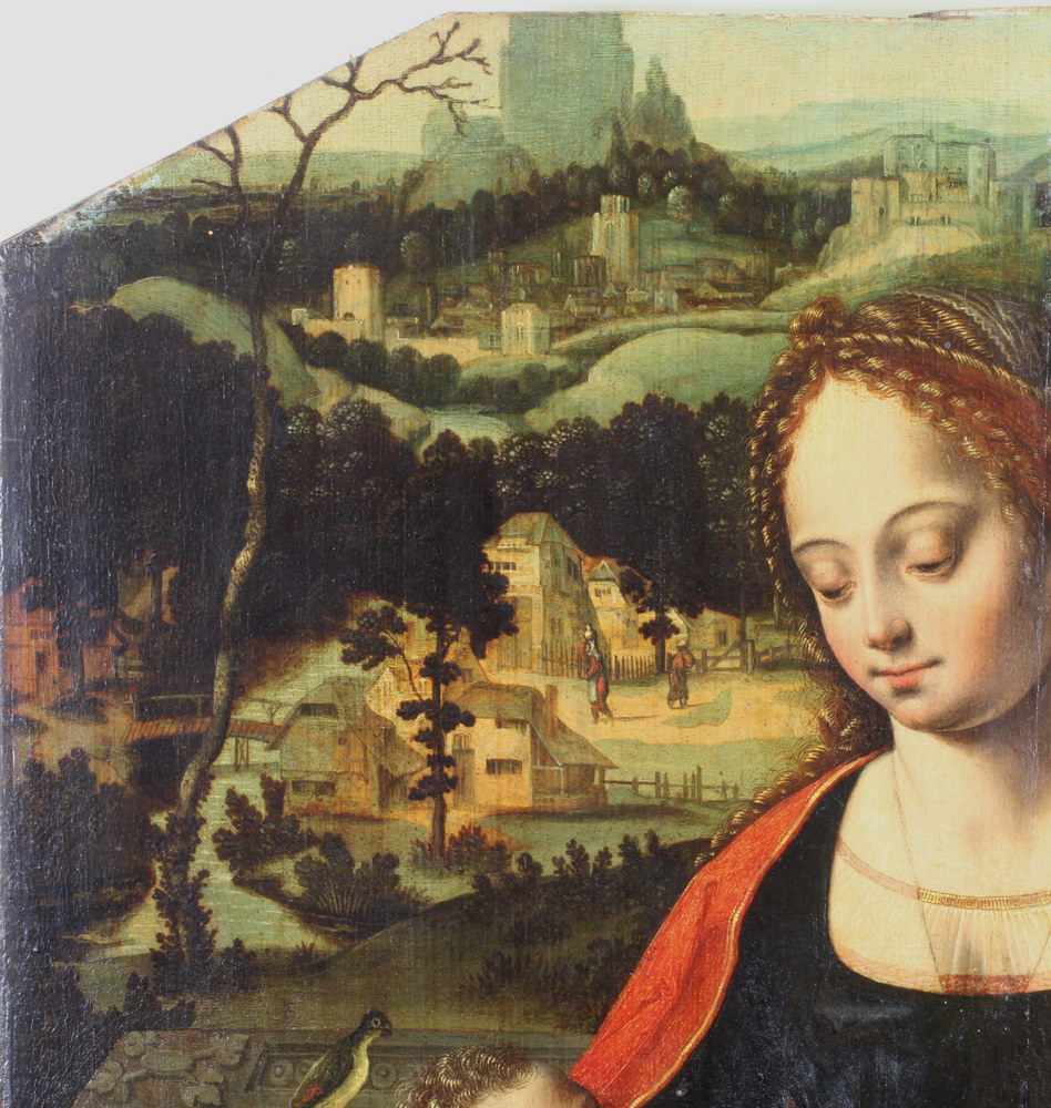 Coecke van Aelst, Pieter I. (1502 Aalst/Ostflandern - 1550 Brüssel), Umkreis, "Muttergottes mit - Image 5 of 11