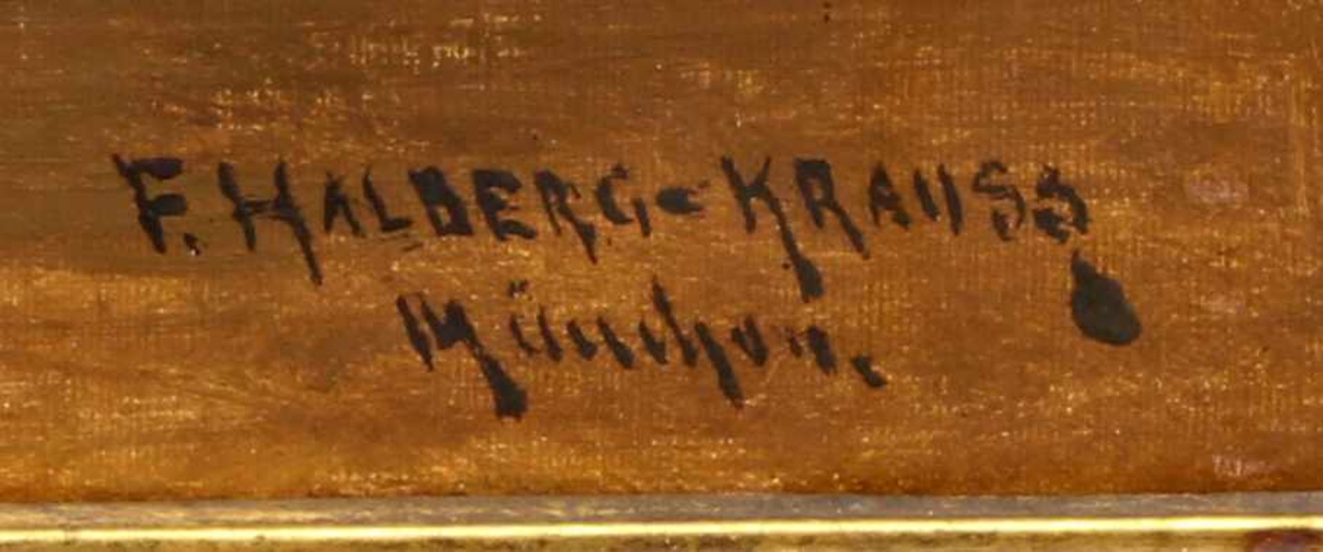 Halberg-Krauss, Fritz (1874 Prozelten - 1951 Prien am Chiemsee, Landschaftsmaler und Radierer, ab - Image 3 of 4