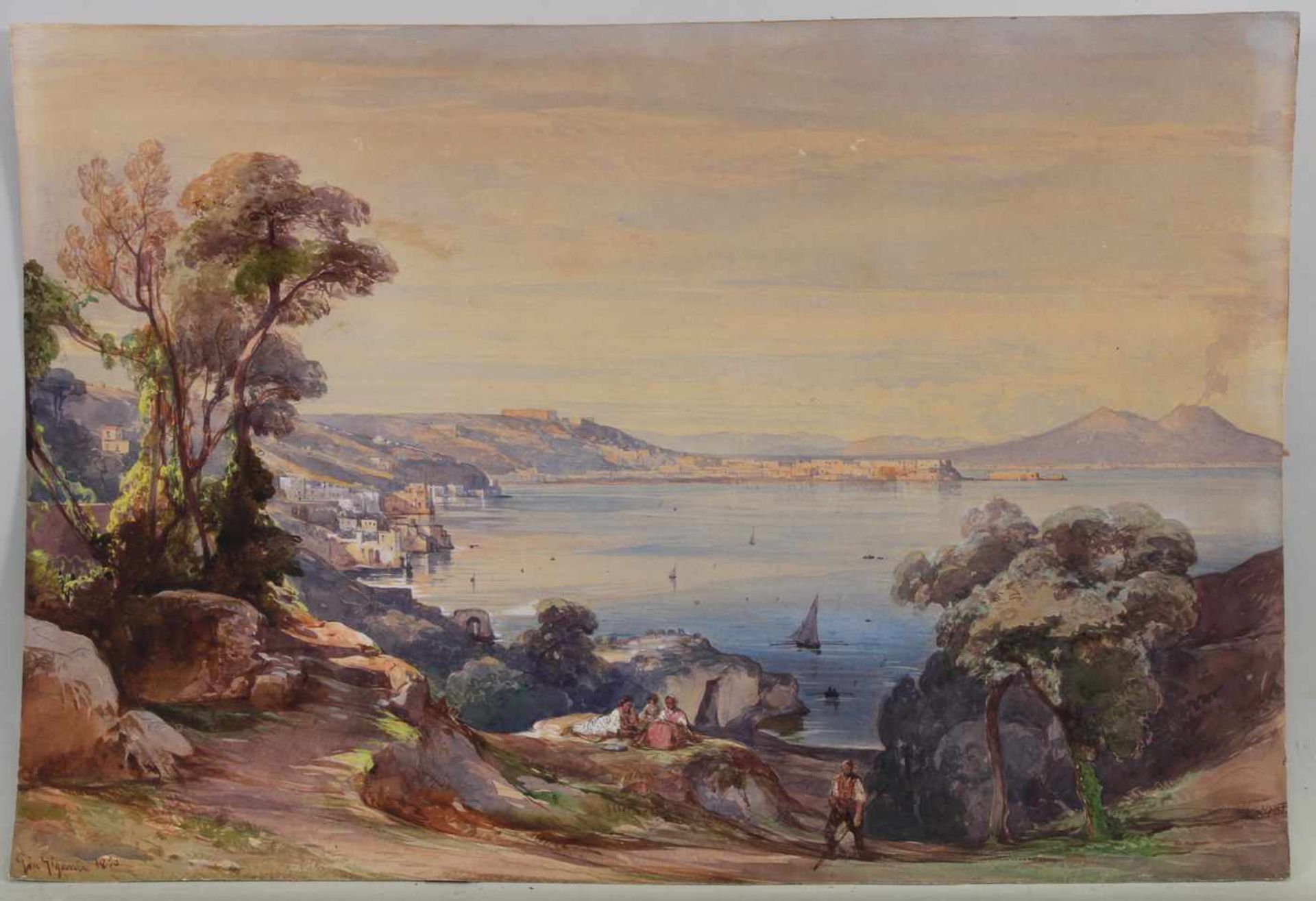 Gigante, Giacinto (1806 Neapel - 1876 ebda., Sohn des Gaetano G., Schüler von Wilh. Huber und A. - Image 3 of 5