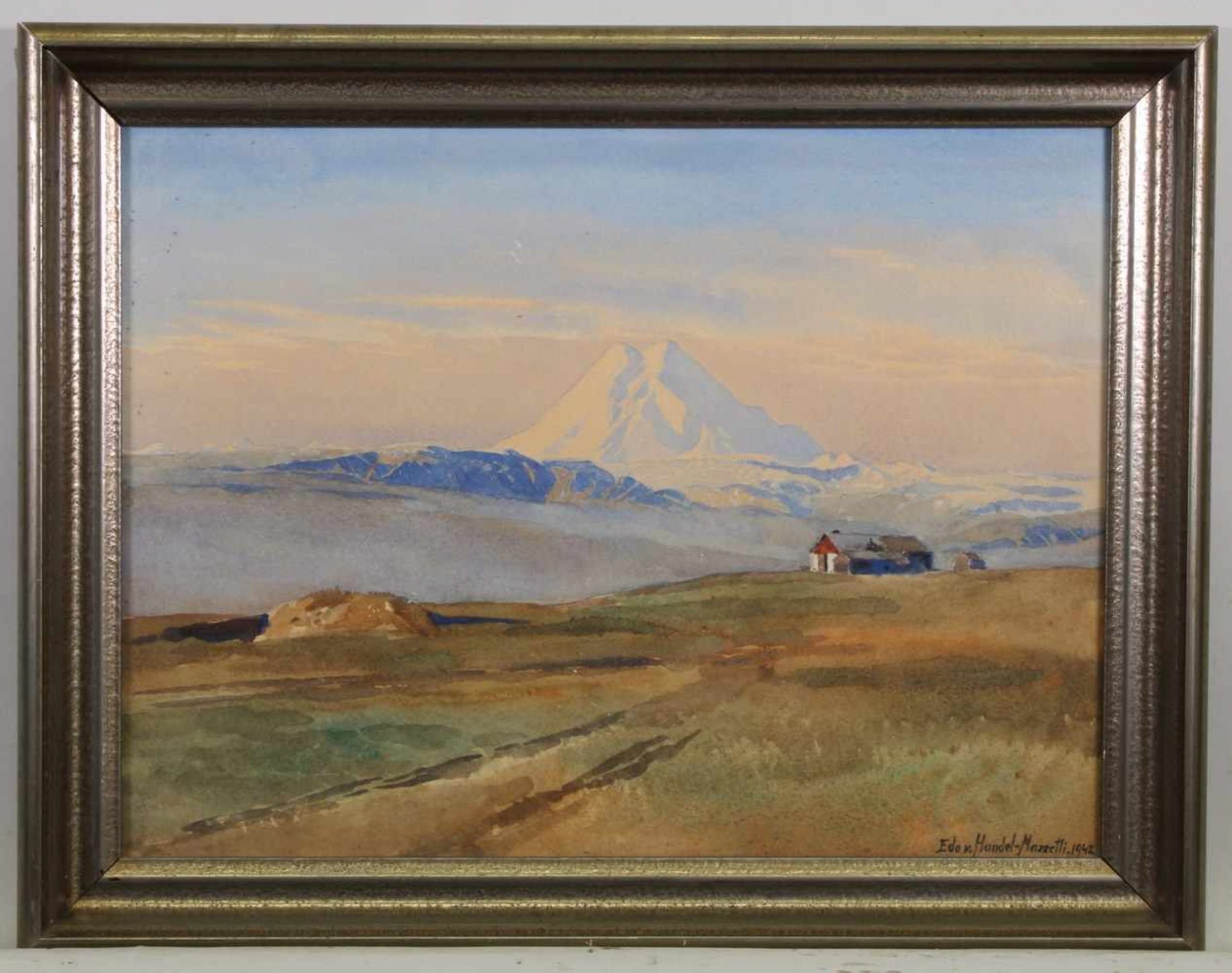 Handel-Mazzetti, Eduardo Freiherr von (1885 Innsbruck - 1950 ebda., Landschaftsmaler), Aquarell, " - Image 2 of 4