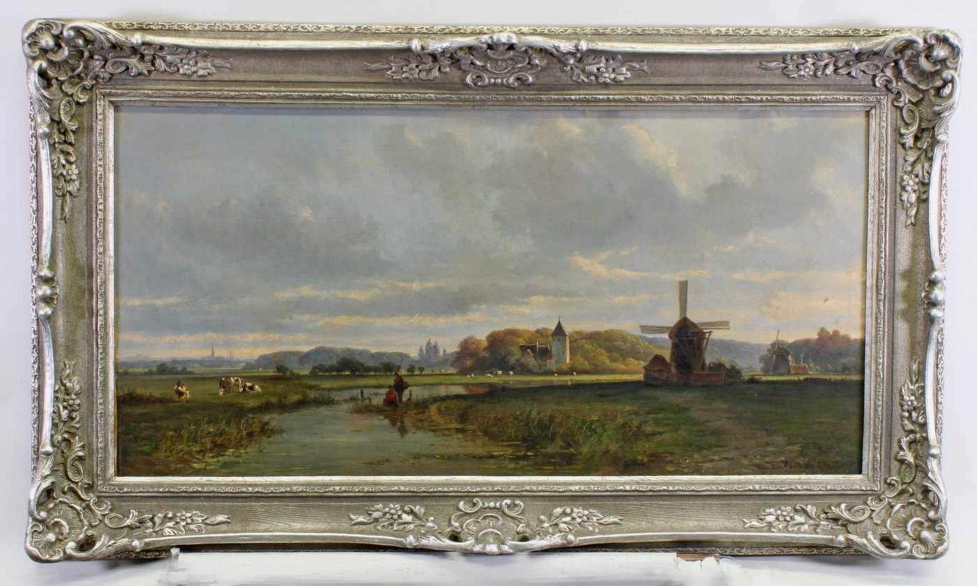 Breuhaus de Groot, Frans Arnold I (1796-1875) oder II (1824 - 1875), "Weite holländische - Image 2 of 5