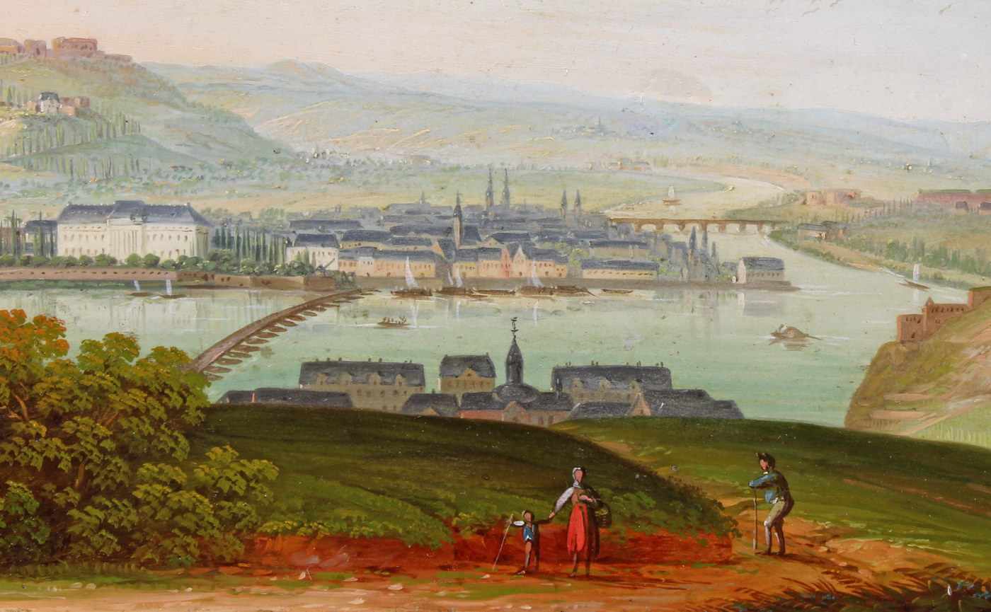 Bachta, Johann Baptist (1782 Schönbornslust - 1856 Koblenz), Umkreis, "Blick von der - Image 4 of 6