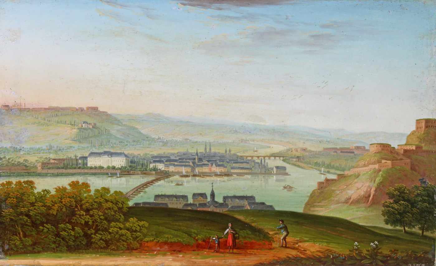 Bachta, Johann Baptist (1782 Schönbornslust - 1856 Koblenz), Umkreis, "Blick von der