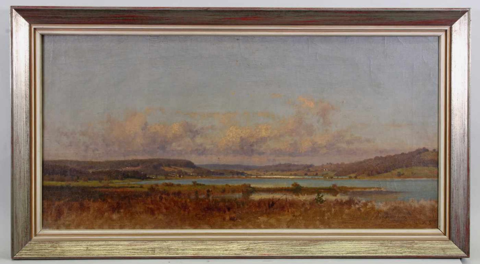 Swieszewski, Aleksander von (1839 Warschau - 1895 München), wohl, "Blick auf den Trumsee", Öl auf - Image 2 of 5