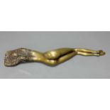 Bronze, goldbraun patiniert, "Quasi Nuda", auf der Bodenfläche bezeichnet, Gießerstempel Ara