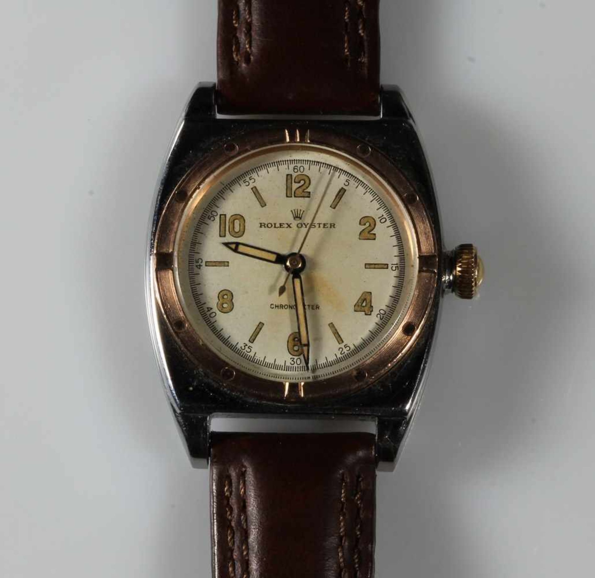 Herrenarmbanduhr, Rolex, Model Oyster, 1940er/50er Jahre, Referenz-Nr.3359, Gehäuse-Nr. 297736,