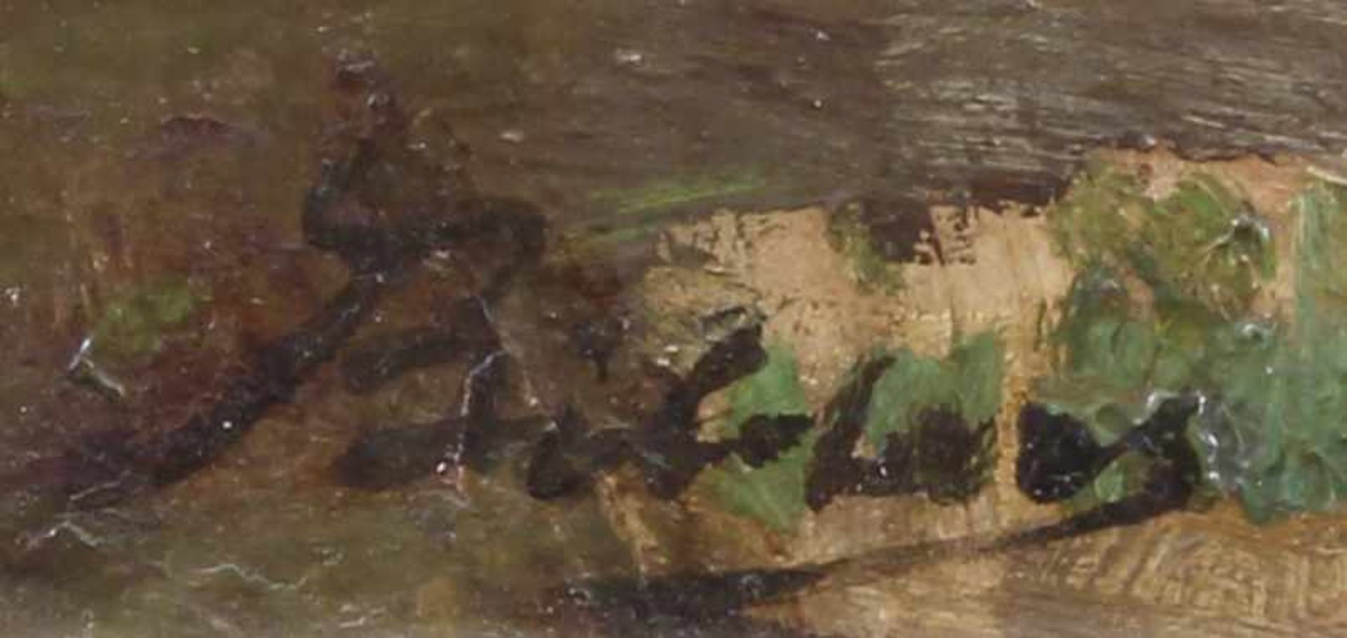 Bilders, Johannes Wernardus (1811 Utrecht - 1890 Oosterbeck, Landschaftsmaler), "Hinter dem - Image 3 of 4