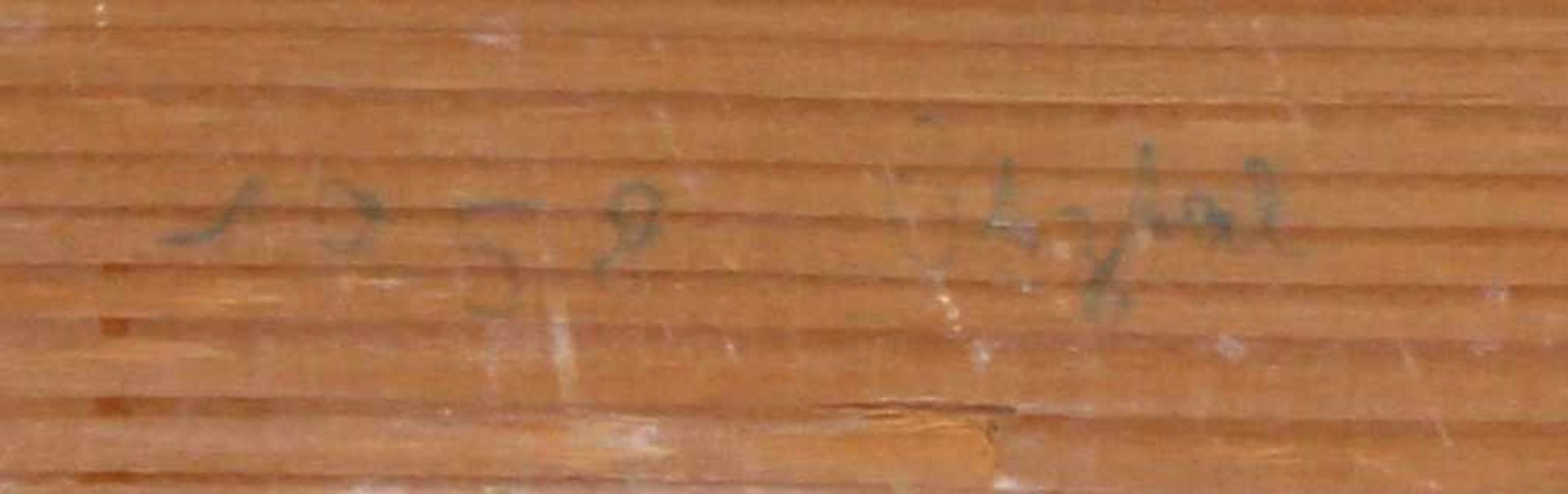Voigt (20. Jh.), "Haus am Meer (Fehmarn ?)", Öl auf Leinwand, signiert unten rechts Voigt, 60 x 80 - Image 5 of 5