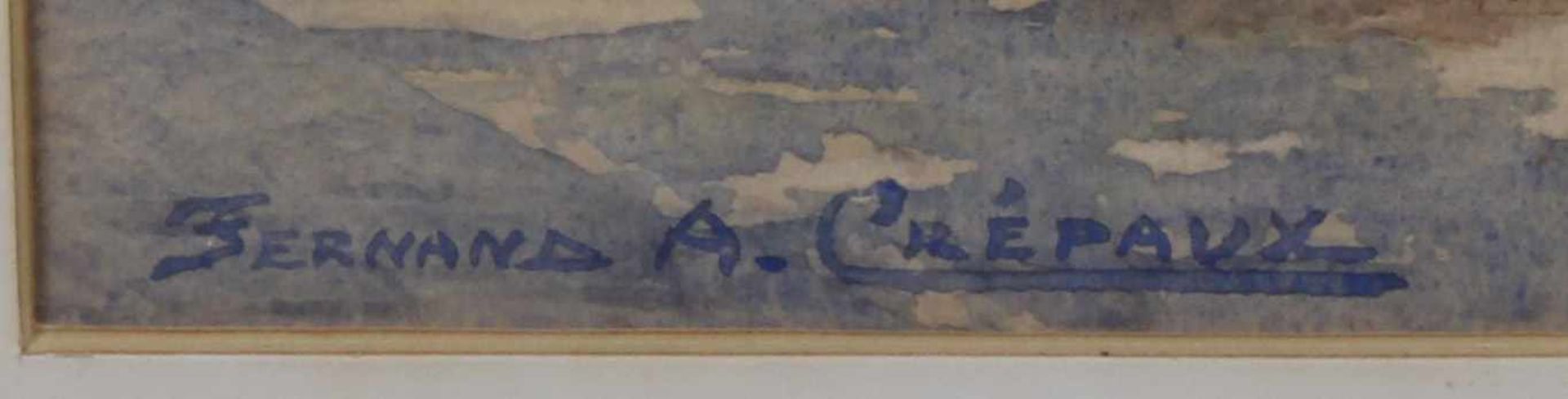 2 Aquarelle, gebräunt und verblasst bzw. leicht fleckig, unter Glas gerahmt: "Ansicht von Passau", - Image 5 of 12