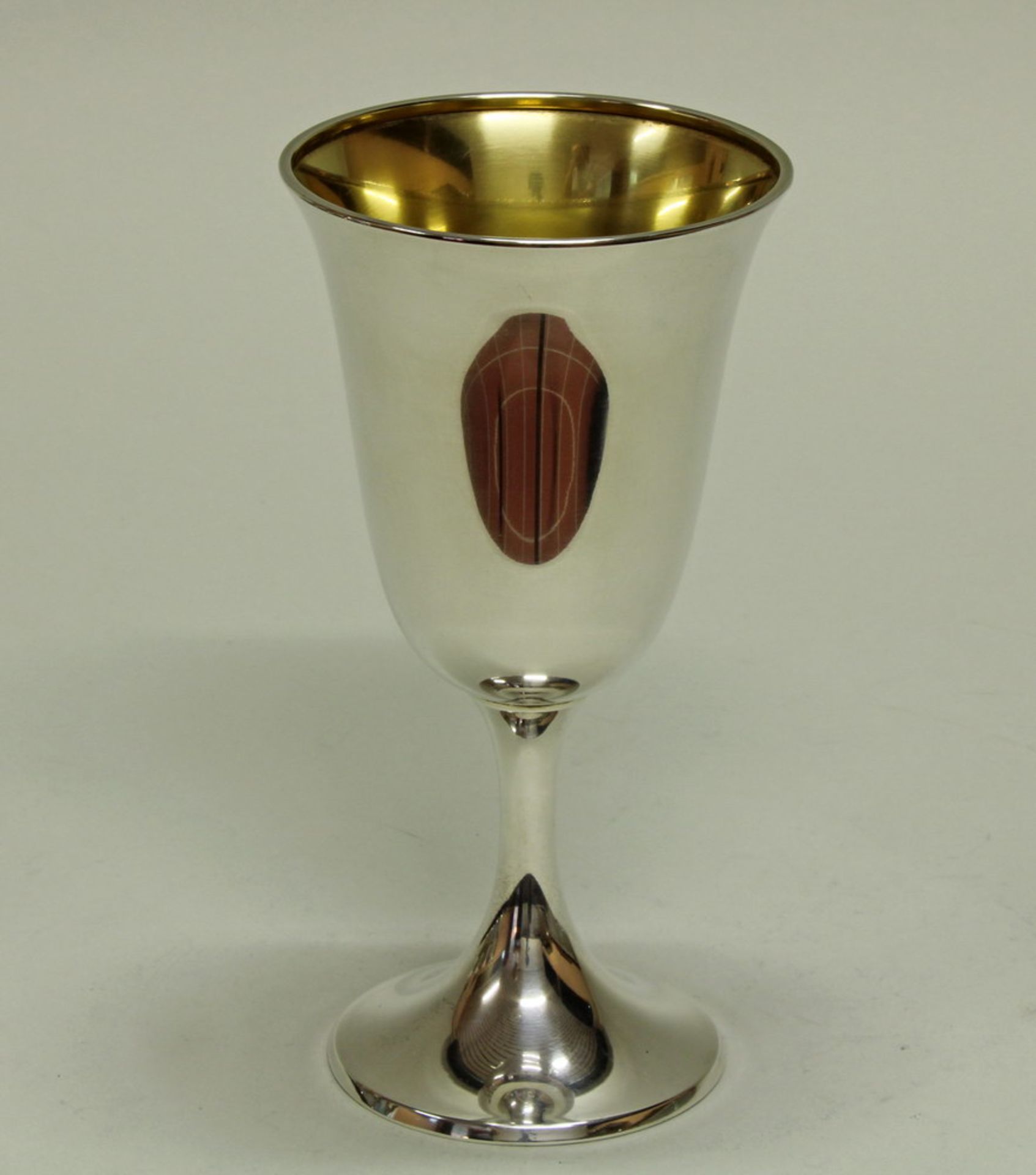 11 Pokalbecher, Silber 925, Gorham, innen vergoldet, 16.8 cm hoch, zus. ca. 1.635 g; dazu: ähnlicher - Image 3 of 4