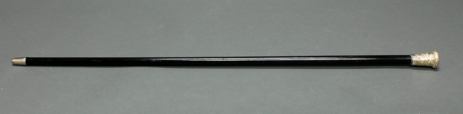 Knaufstock, Silber 925, Knauf Birmingham, 1923, reliefierte Rankenzier, 83.5 cm hoch, Knauf - Bild 8 aus 8