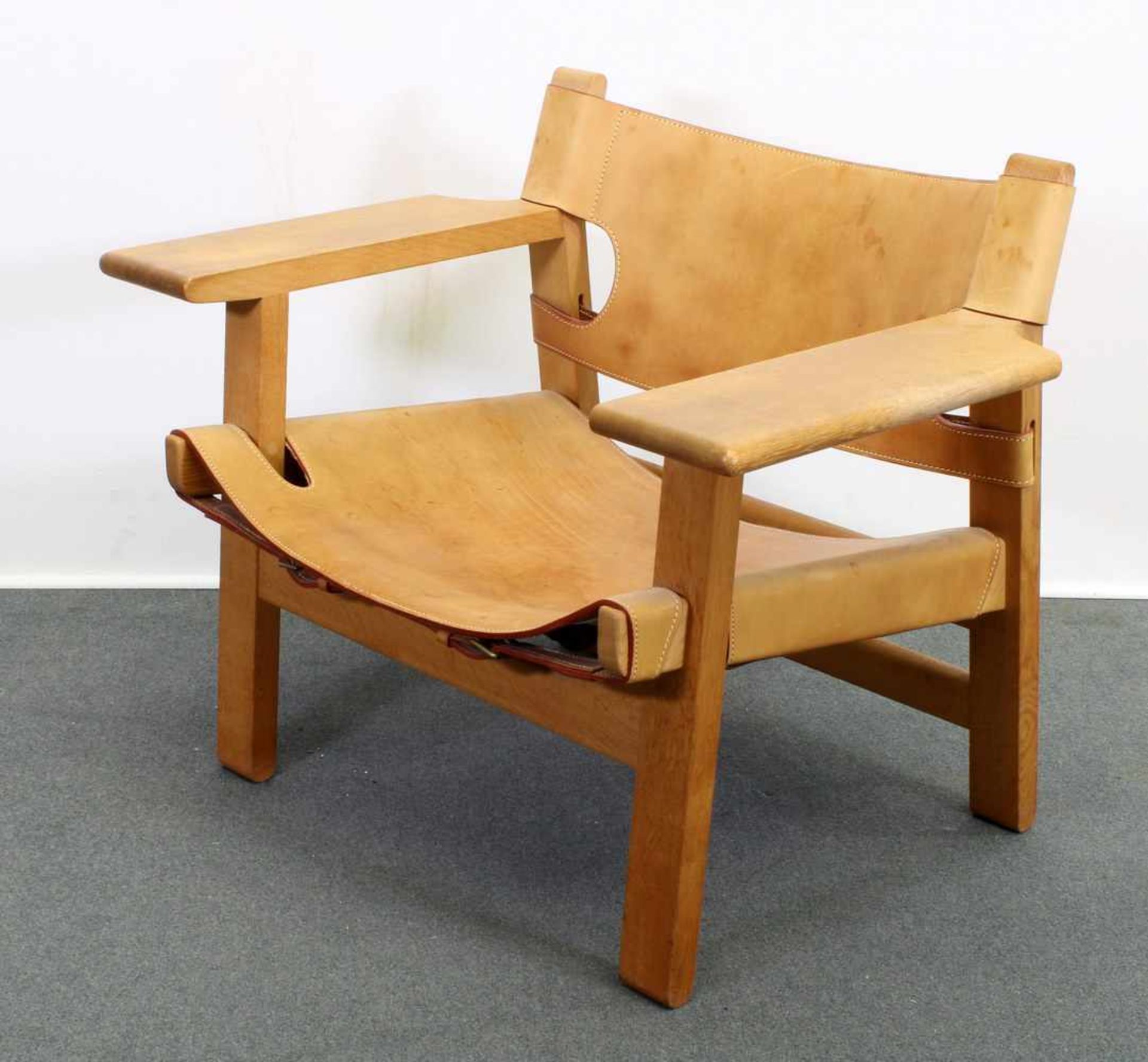 Paar Armlehnstühle, 'The Spanish Chair', Design Børge Mogensen (1914-1972) von 1959, Dänemark, 2. - Bild 4 aus 10