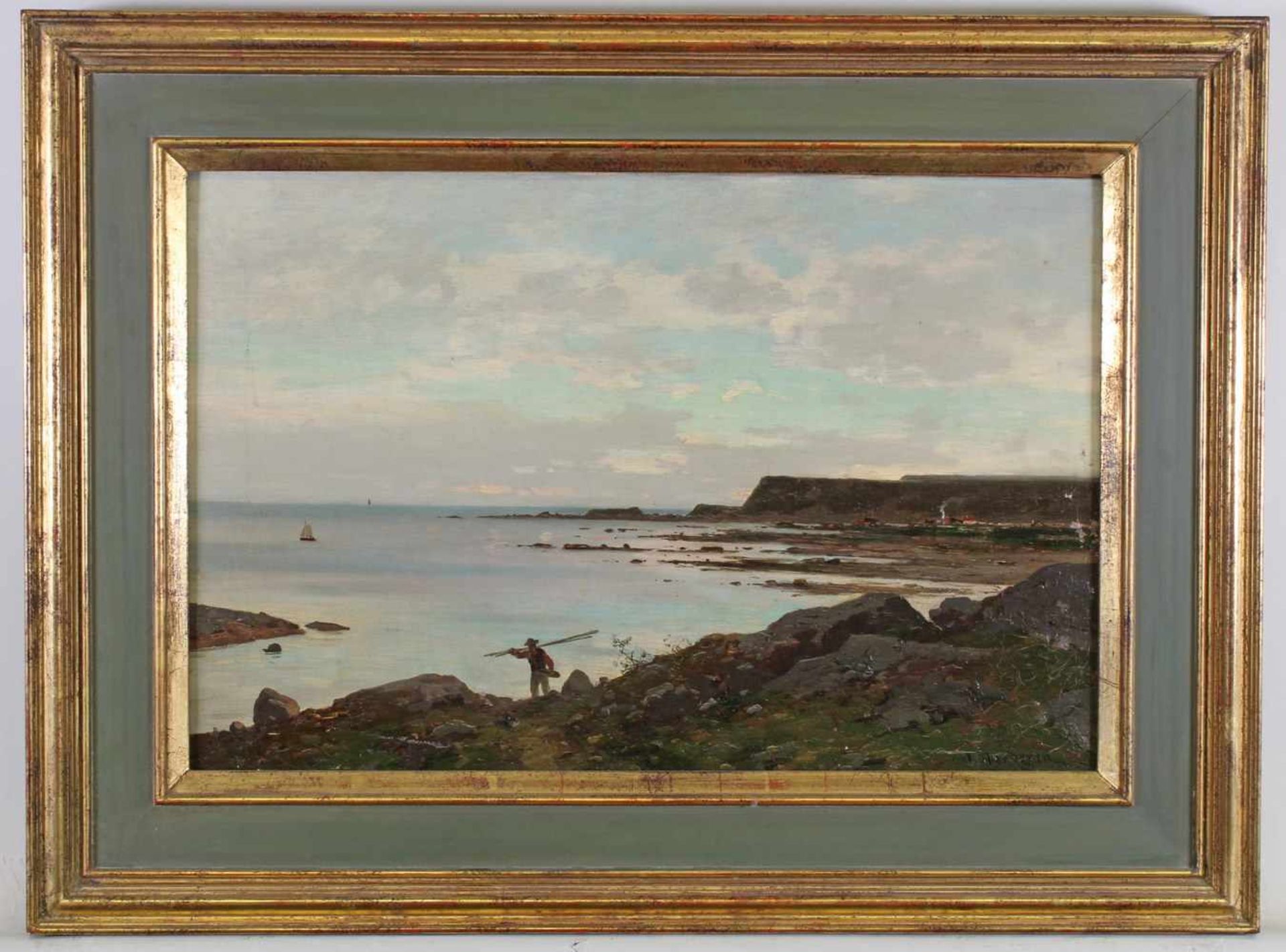 Nordgren, Axel (1828 Stockholm - 1888 Düsseldorf, Sohn des Porträtmalers Carl Wilhelm N., - Image 3 of 10