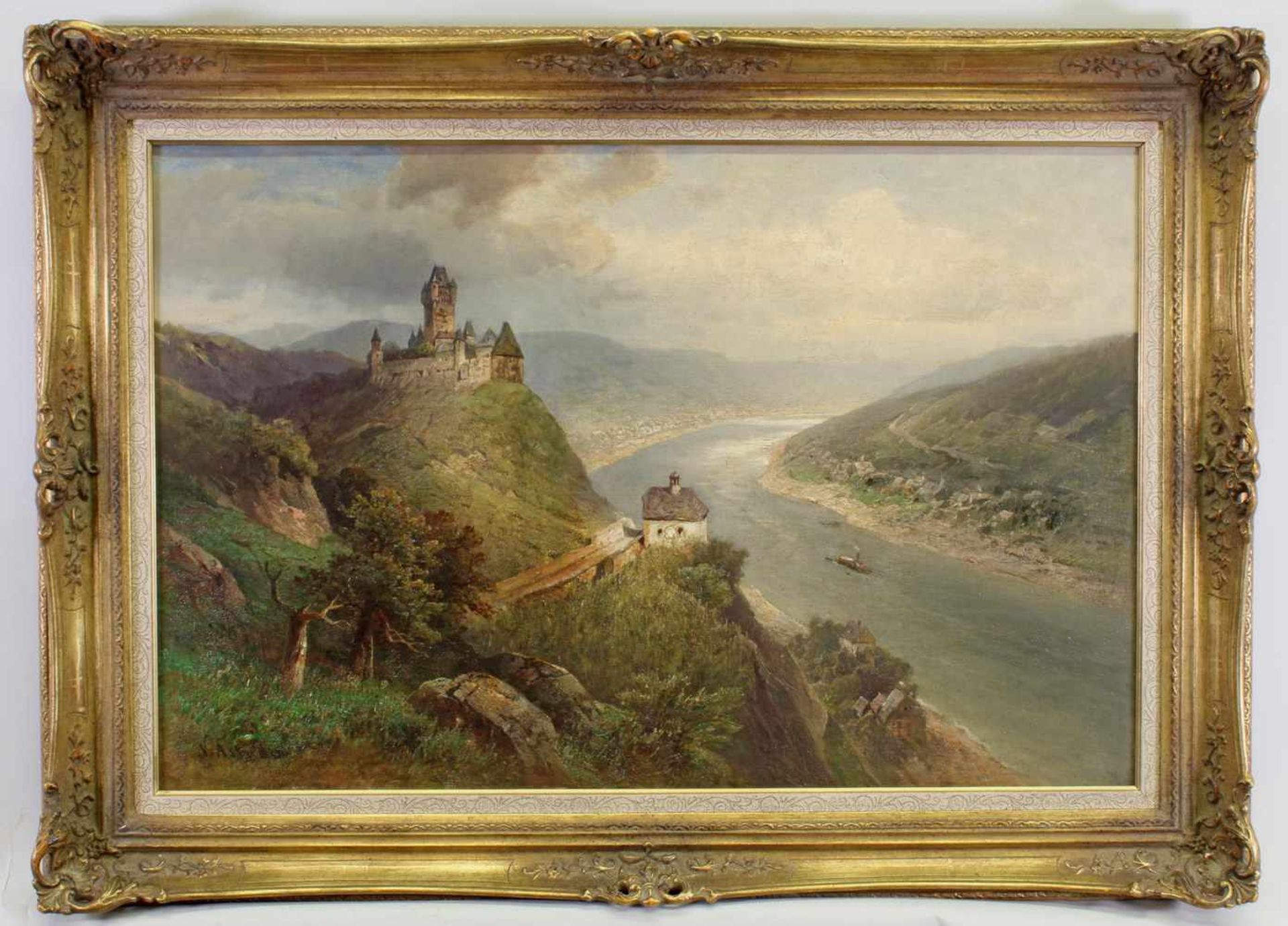 Astudin, Nicolai von (1847/49 Moskau - 1925 Oberlahnstein, deutsch-russischer Landschaftsmaler), " - Bild 3 aus 8