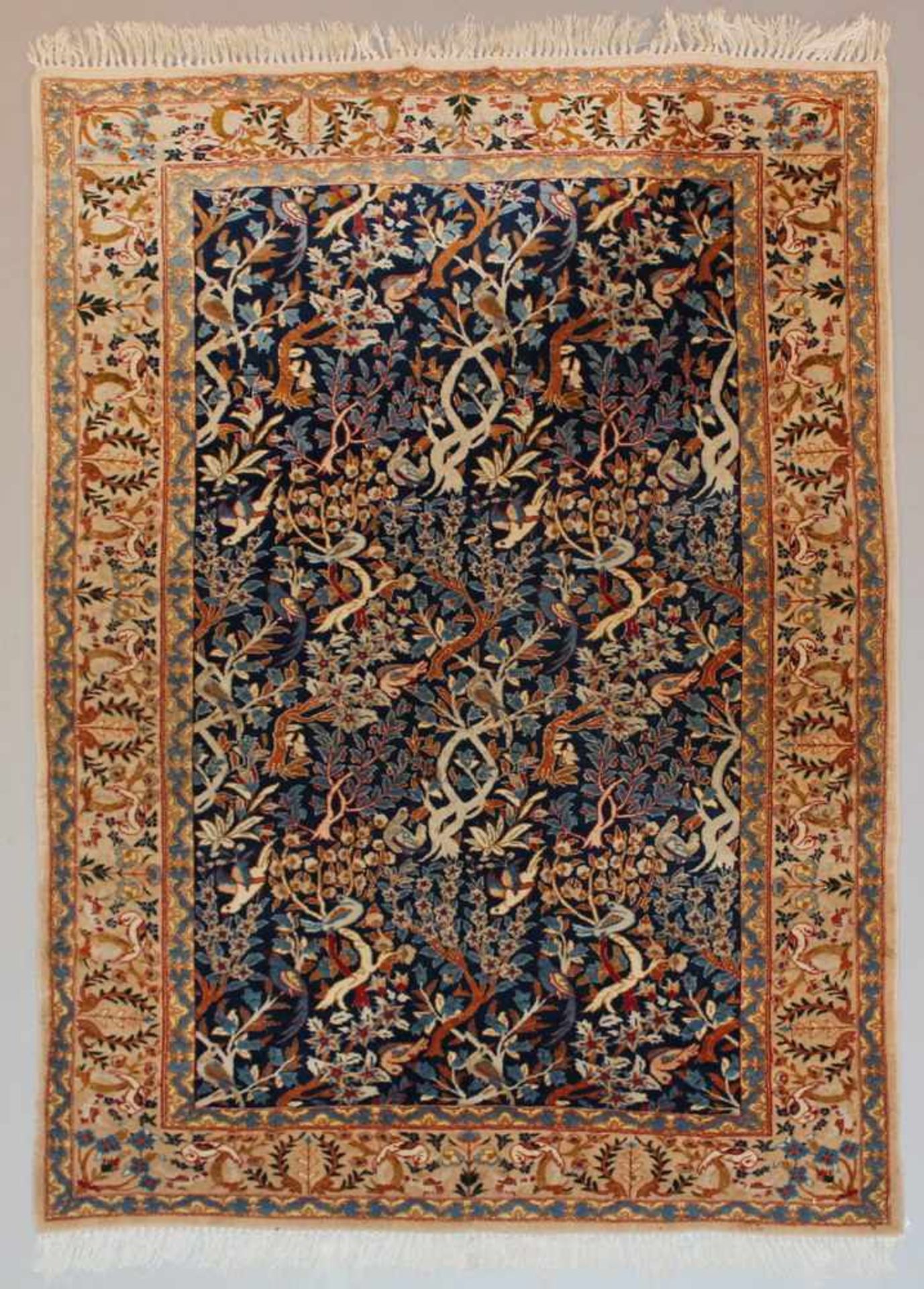 Nain, Iran, mit Seide, ca. 1.50 x 1.10 m- - -25.00 % buyer's premium on the hammer price, VAT - Image 2 of 6