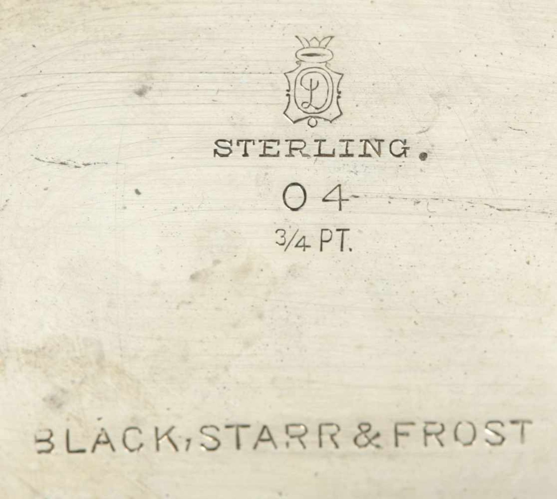 Kaffee-SetSterling Silber, Black, Starr & Frost (New York), um 1920 Auf rechteckigem, abgesetztem - Bild 2 aus 2