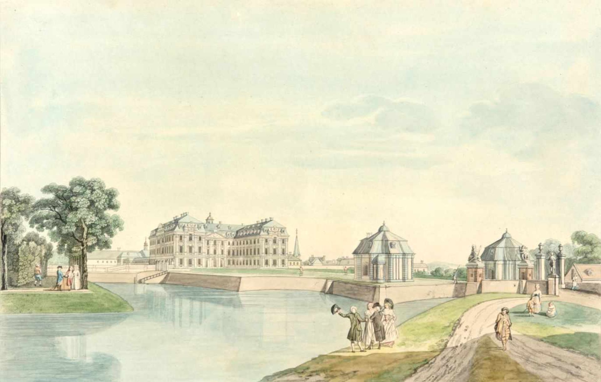 15 Bll. Rheinlandschaftenum 1800 Aus: Fünfzig malerische Ansichten des Rhein-Stroms von Speyer bis