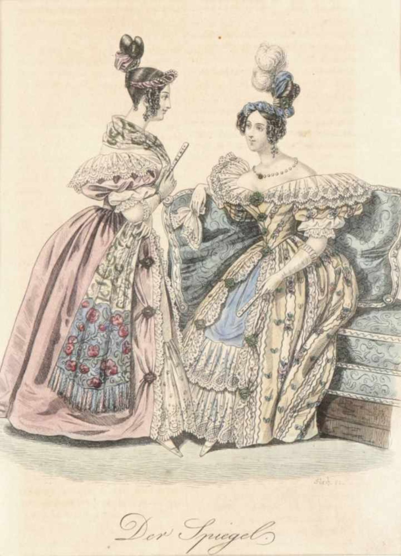 13 Bll. Französische Modestiche19.Jh./20.Jh. Dabei u.a.: Costumes Parisiens. Modes de Paris. Der - Image 2 of 3