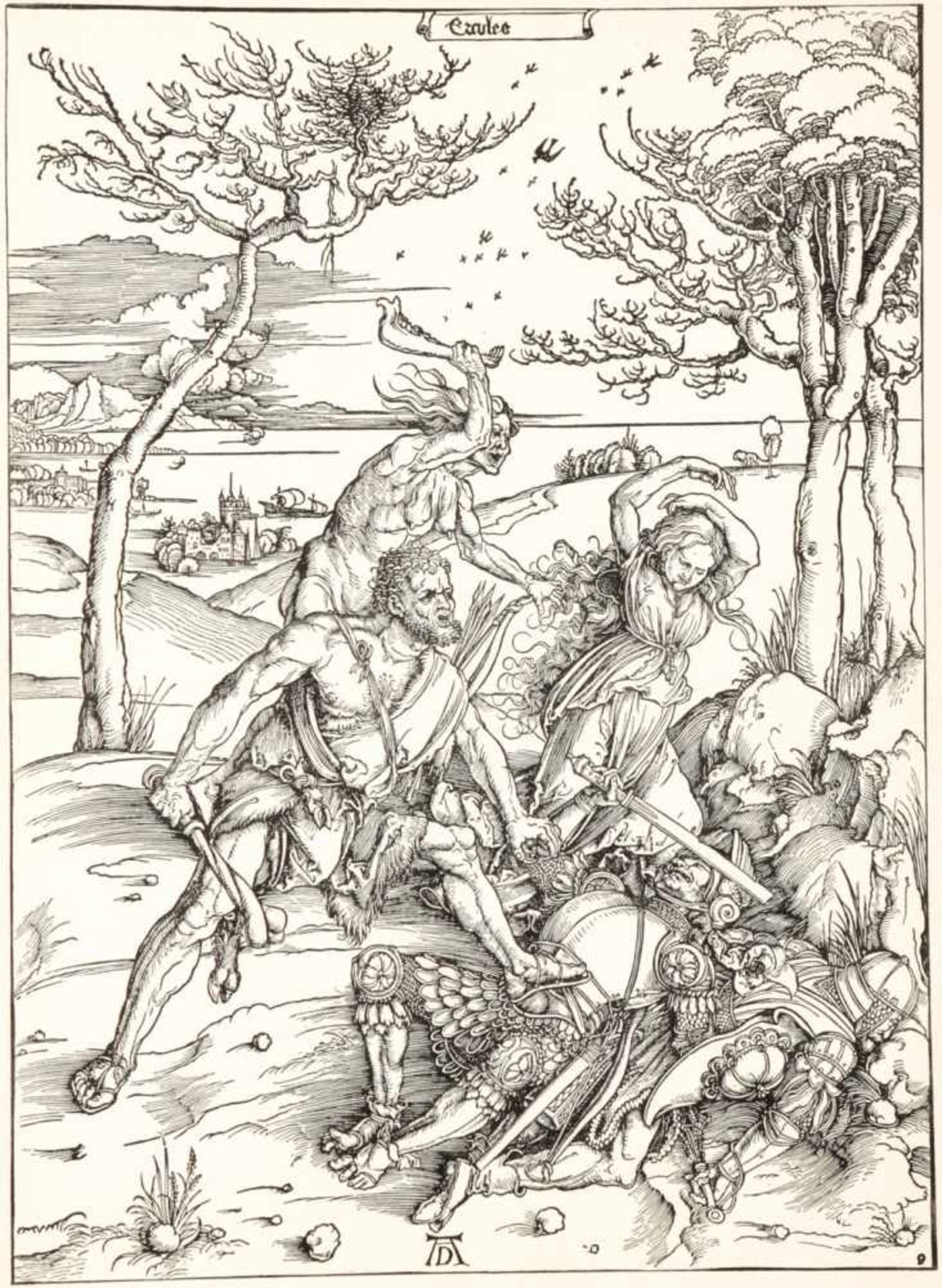 Albrecht Dürer Sämtliche Holzschnitte1938 Mappenwerk der Deutschen Buch-Gemeinschaft Berlin.- - Bild 4 aus 4