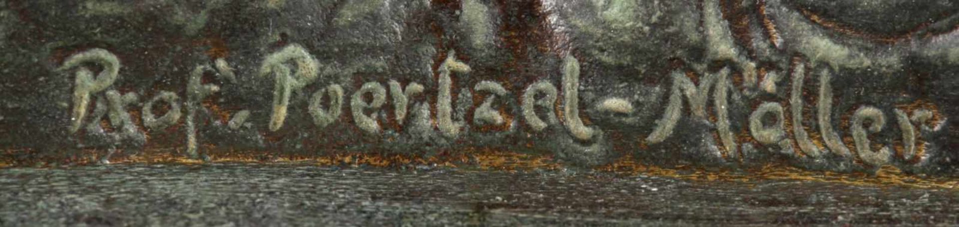 FasanengruppeBronze, Deutschland, Anf.20.Jh. Auf getrepptem Granitsockel das naturalistische - Image 2 of 2