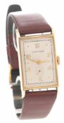 Armbanduhr585/-GG, Longines, 1960er Jahre Helles Zifferbl. tlw. m. arab. Zahlen, kl. Sekunde u.
