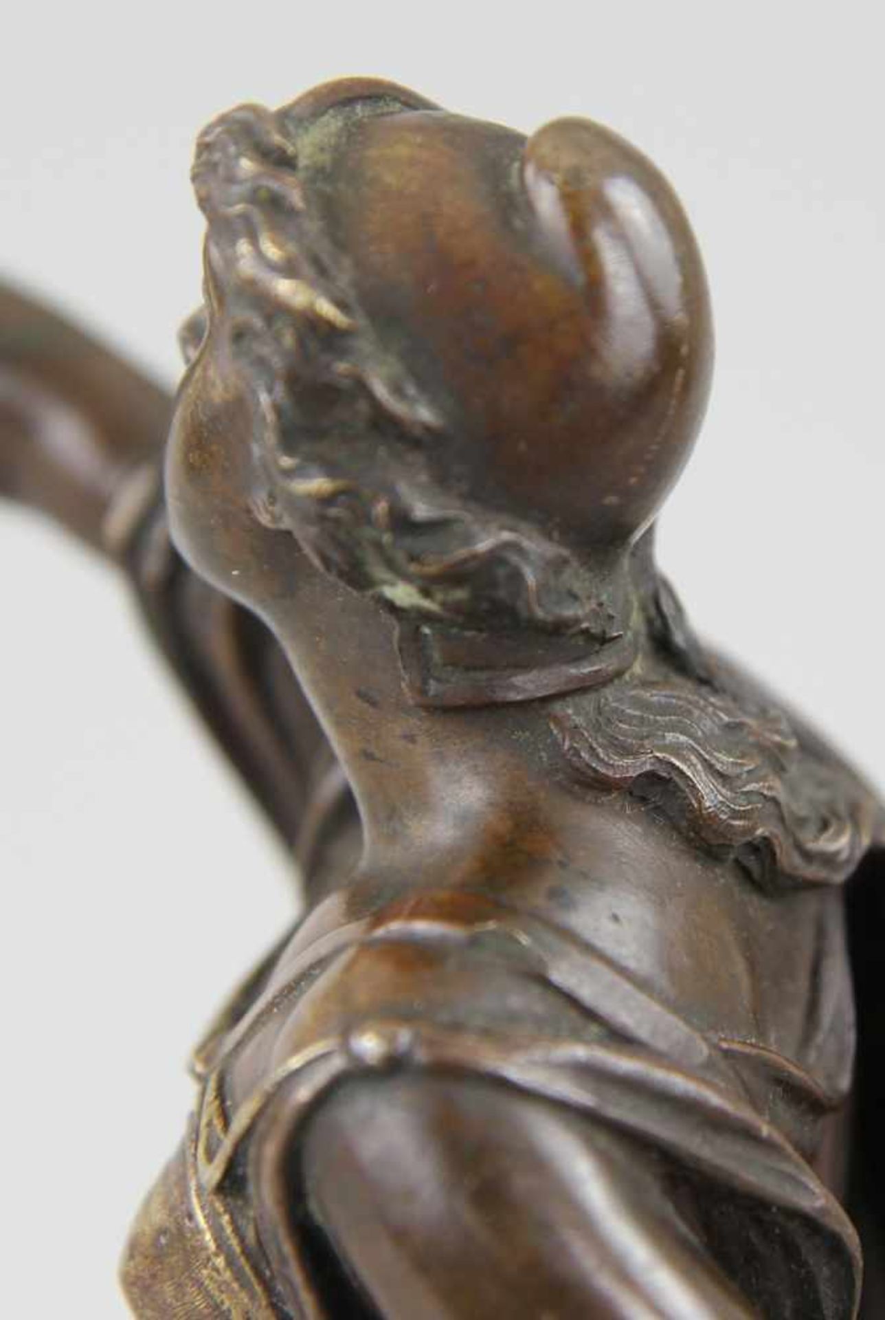 Italienischer Bildhauer des 17./18. Jhd. Figur "Die Amazone Penthesilea", Bronze gegossen und - Image 7 of 7