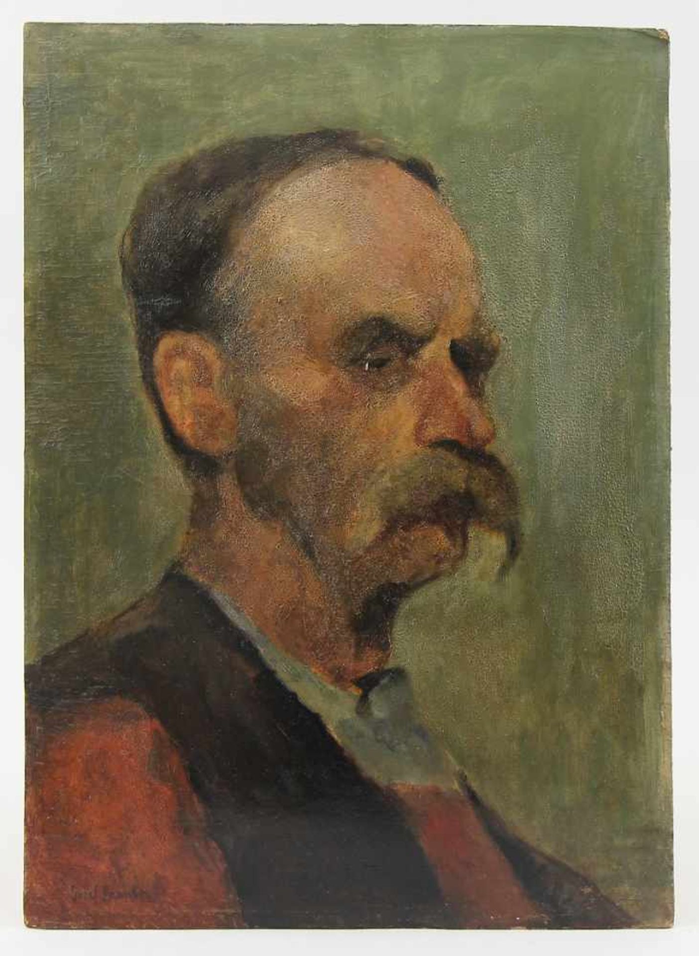 Brandt, Józef von (Szczebrzeszyn 1841 - 1915 Radom) Gemälde/Sudie, Öl auf Karton, Portrait eines